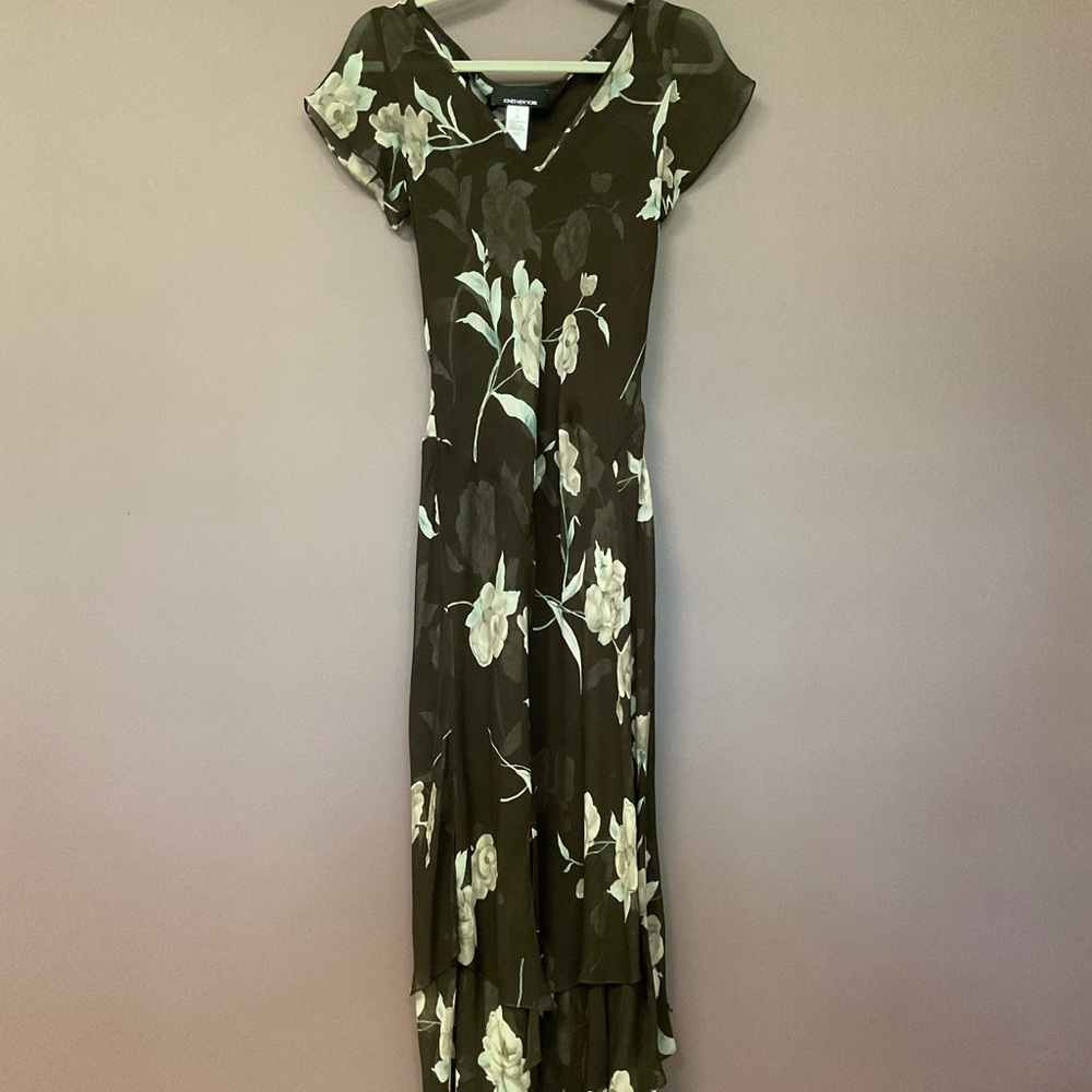 JONES New York silk print dress